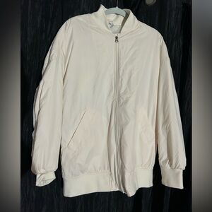 Abound Cream Bomber Jacket Small